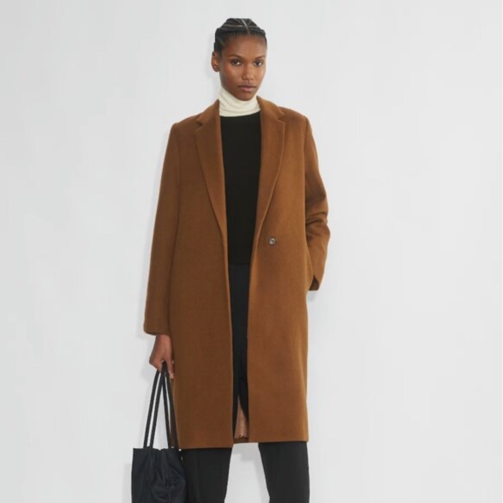 The Babaton Stedman Wool Coat - Rich Camel Size M NWOT